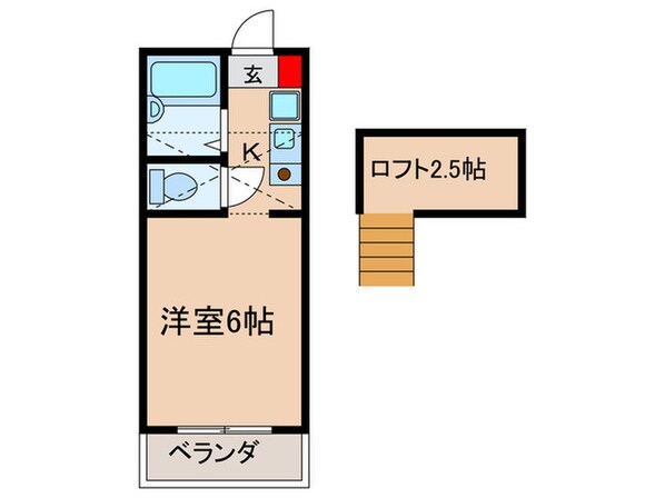 サンホワイト井頭Ａの物件間取画像